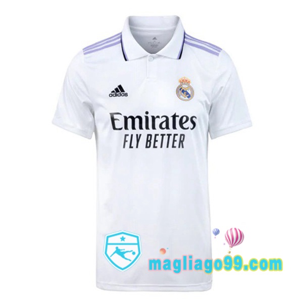 Magliago - Passione Maglie Thai Affidabili Basso Costo Online Shop | Maglia Real Madrid Prima Bianco 2022/2023