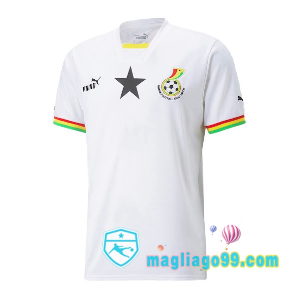 Magliago - Passione Maglie Thai Affidabili Basso Costo Online Shop | Nazionale Maglia Calcio Ghana Prima Bianco Coppa del Mondo 2022
